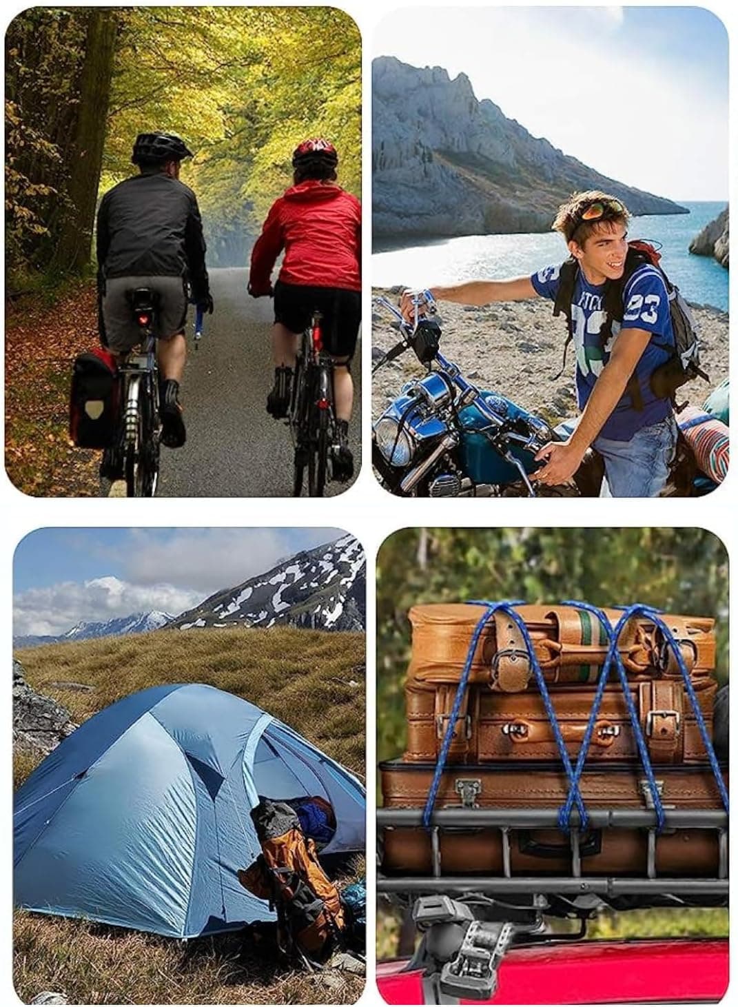 Kdot 8 Kancalı Ahtapot Araç Gergisi Örümcek Bagaj Lastiği - 4